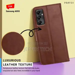 Profov Flip Cover for Samsung Galaxy A05s (Brown, Dual Prot