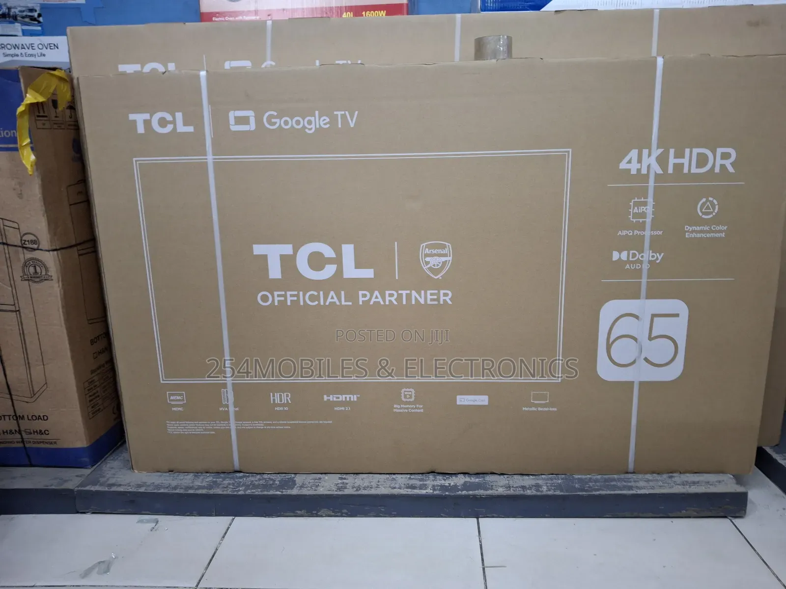 TCL 65′′ V6c (New 2025) HDR Google TV – 65v6c