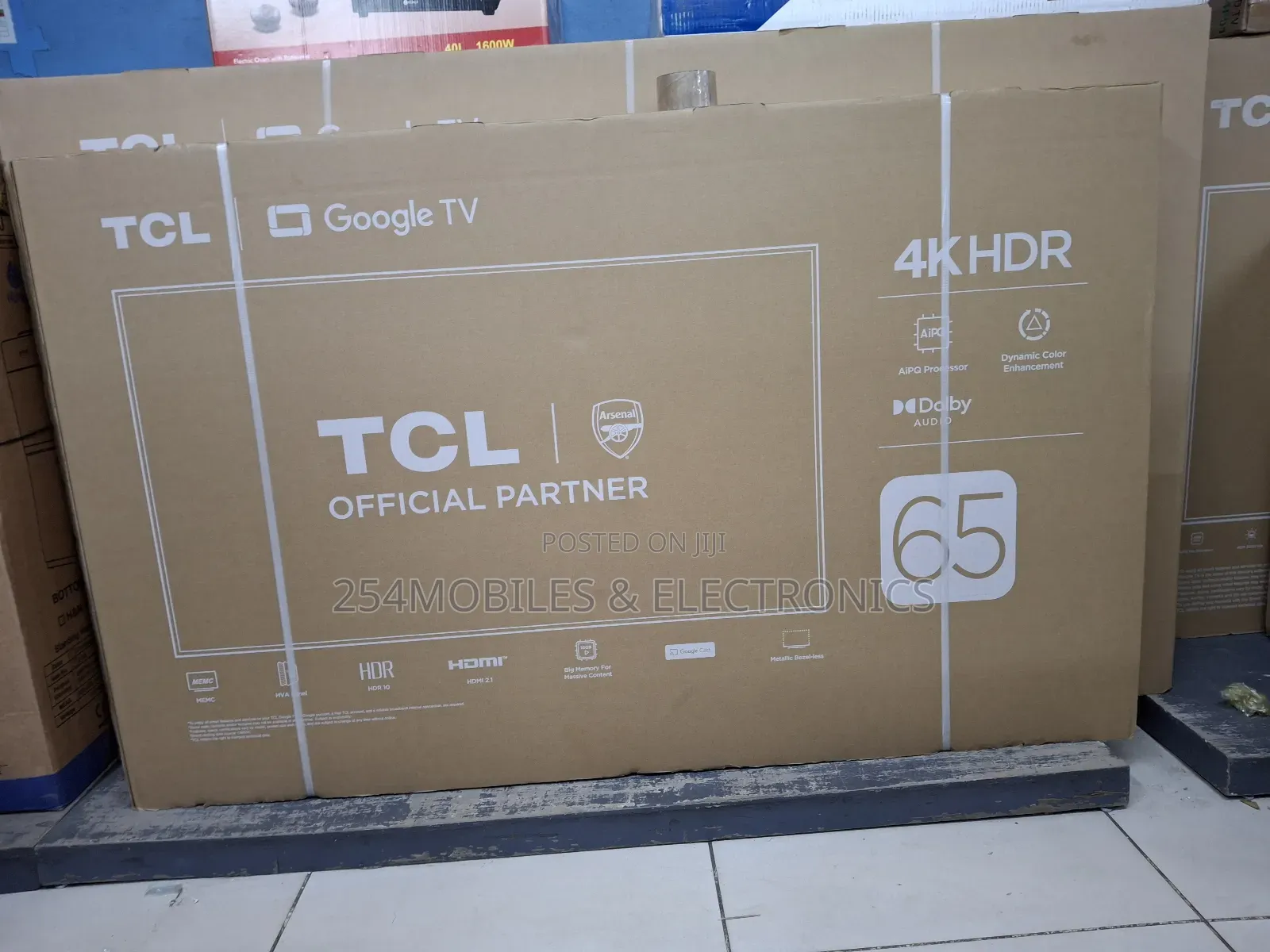 TCL 65′′ V6c (New 2025) HDR Google TV – 65v6c
