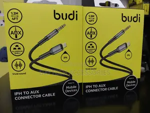 Budi Lightning to Aux Conversion Cable - 1.2m