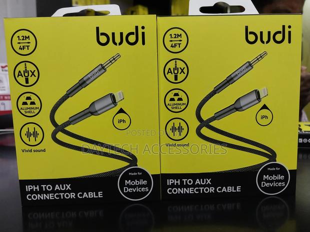 Budi Lightning to Aux Conversion Cable - 1.2m - thumbnail 4