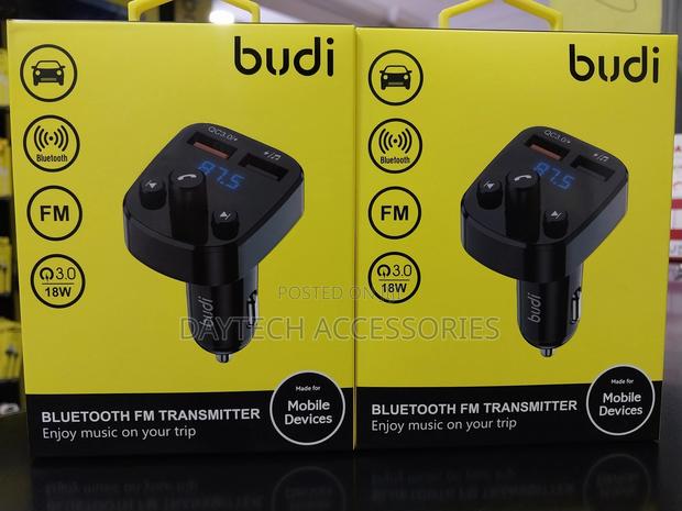 Budi Car Charger 18w+ Bluetooth Fm Transmitter