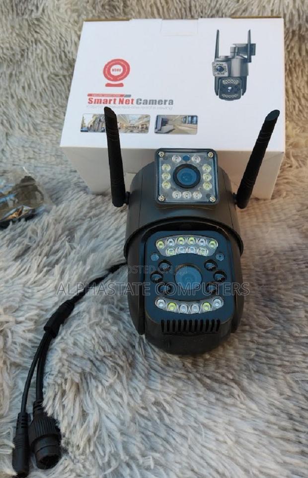 Dual Screen 4g CCTV Sim Card CCTV Duo Lens Camera
