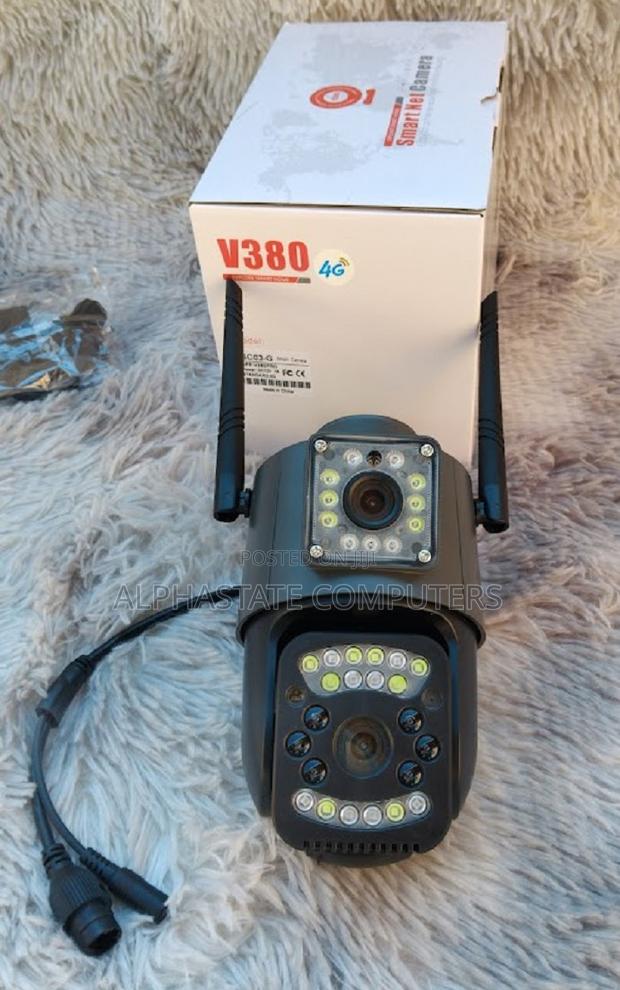 V380 4g Dual Lens PTZ Camera With Sim Slot 4g Simcard CCTV
