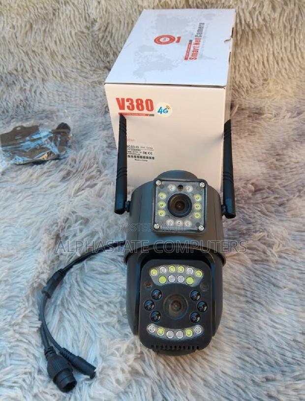 V380 Pro Hd 1080p 4g CCTV Camera House Outdoor Dual Lens