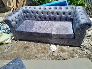 Grey Chester Three Seater Sofa Set on Sale