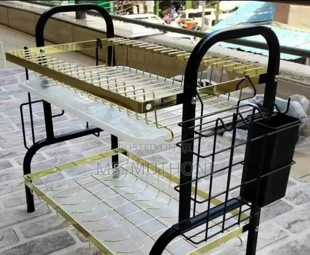 2_tier Advanced Black /Gold Dish Racket