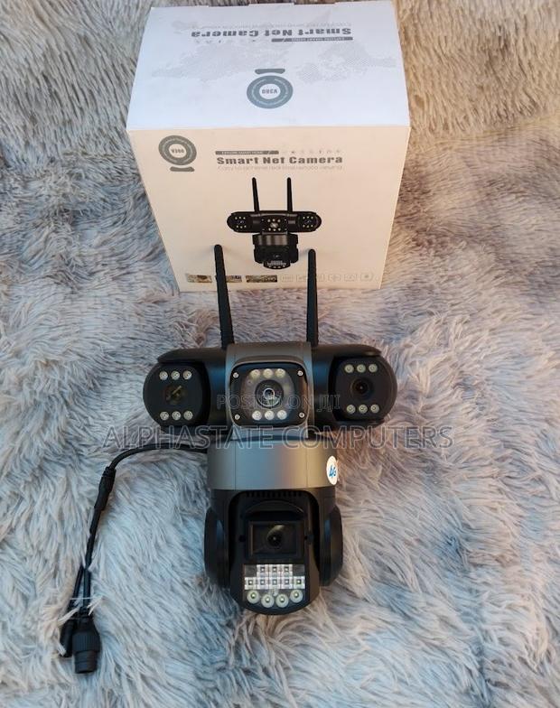 4g Triple Lens PTZ Camera Security Outdoor CCTV Camera - main view