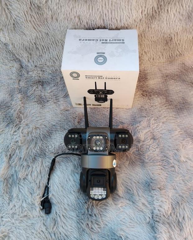 4g Triple Lens PTZ Camera Security CCTV Camera-3 Lenses - main view