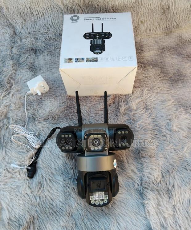 Rotating 4g Triple Lens PTZ Camera Security Outdoor CCTV - main view