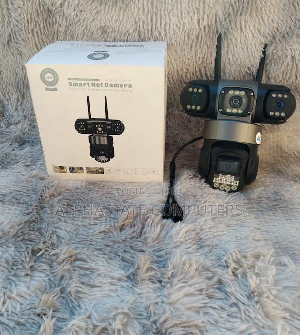 3 Lenses 4g Smart Wireless Simcard PTZ Camera Triple Lens