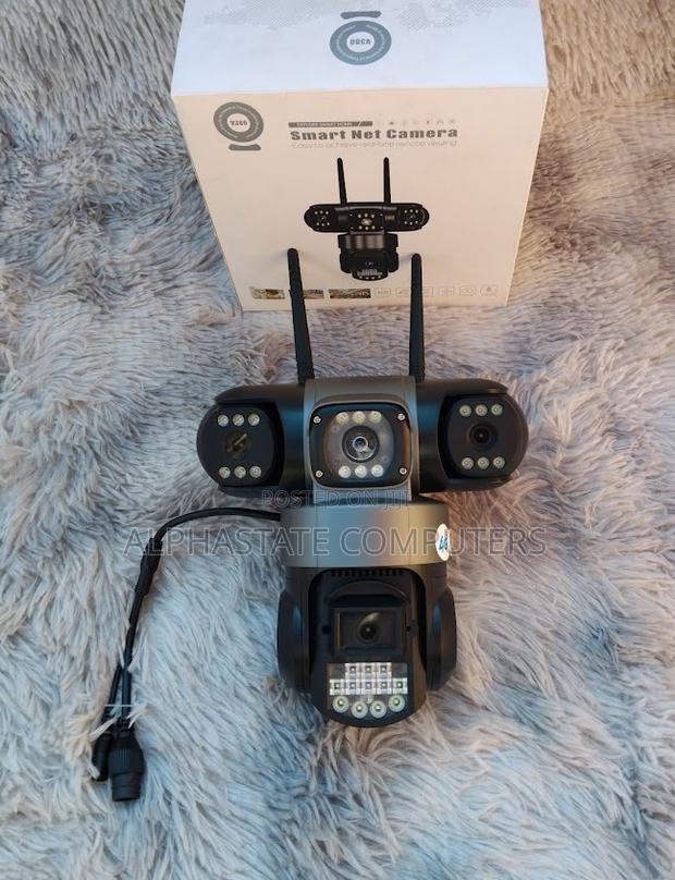 Triple Lens 6mp 4g Simcard Wireless V380 PTZ Dome Camera