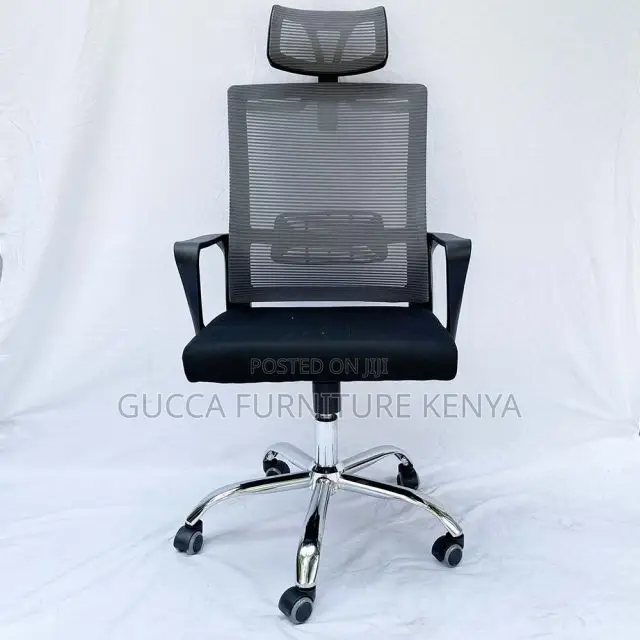 Office Chair:Ventilated Office Chair With Ergonomic Headrest
