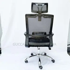 Office Chair:Ventilated Office Chair With Ergonomic Headrest
