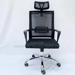 Office Chairs:Airflow Office Chair With Supportive Headrest