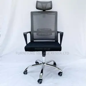 Office Chairs:Airflow Office Chair With Supportive Headrest