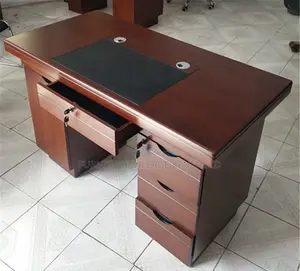 Office Tables:1200mm Mahogany Finish Executive Office Desk