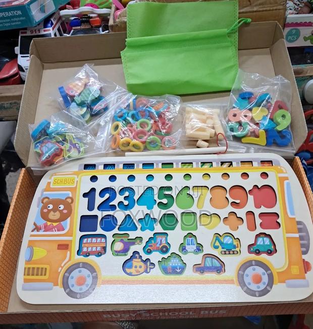 Busy School Bus Puzzle Toy - thumbnail 3