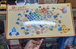 Busy School Bus Puzzle Toy