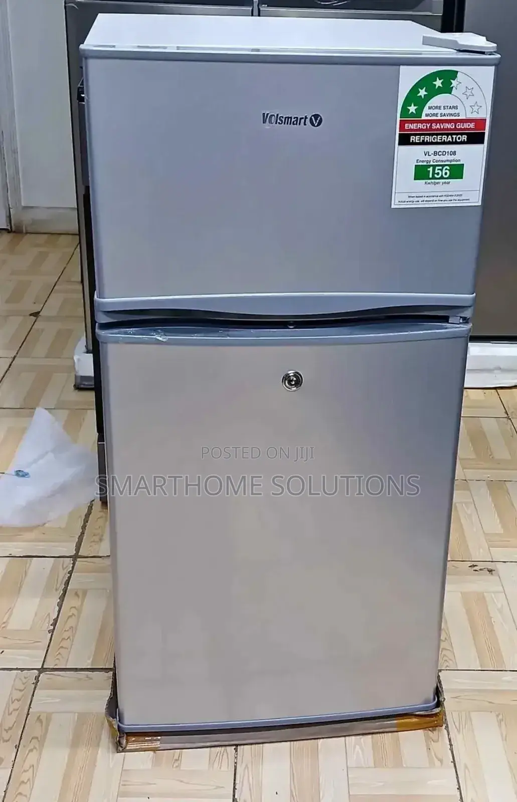 Volsmart 108l Refrigerator – Modern Double Door Design