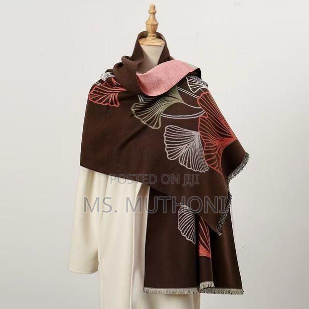 Class Pink Quality Material Cashmere Scarfs - thumbnail 3