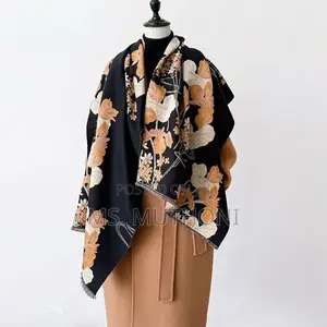 Class Pink Quality Material Cashmere Scarfs