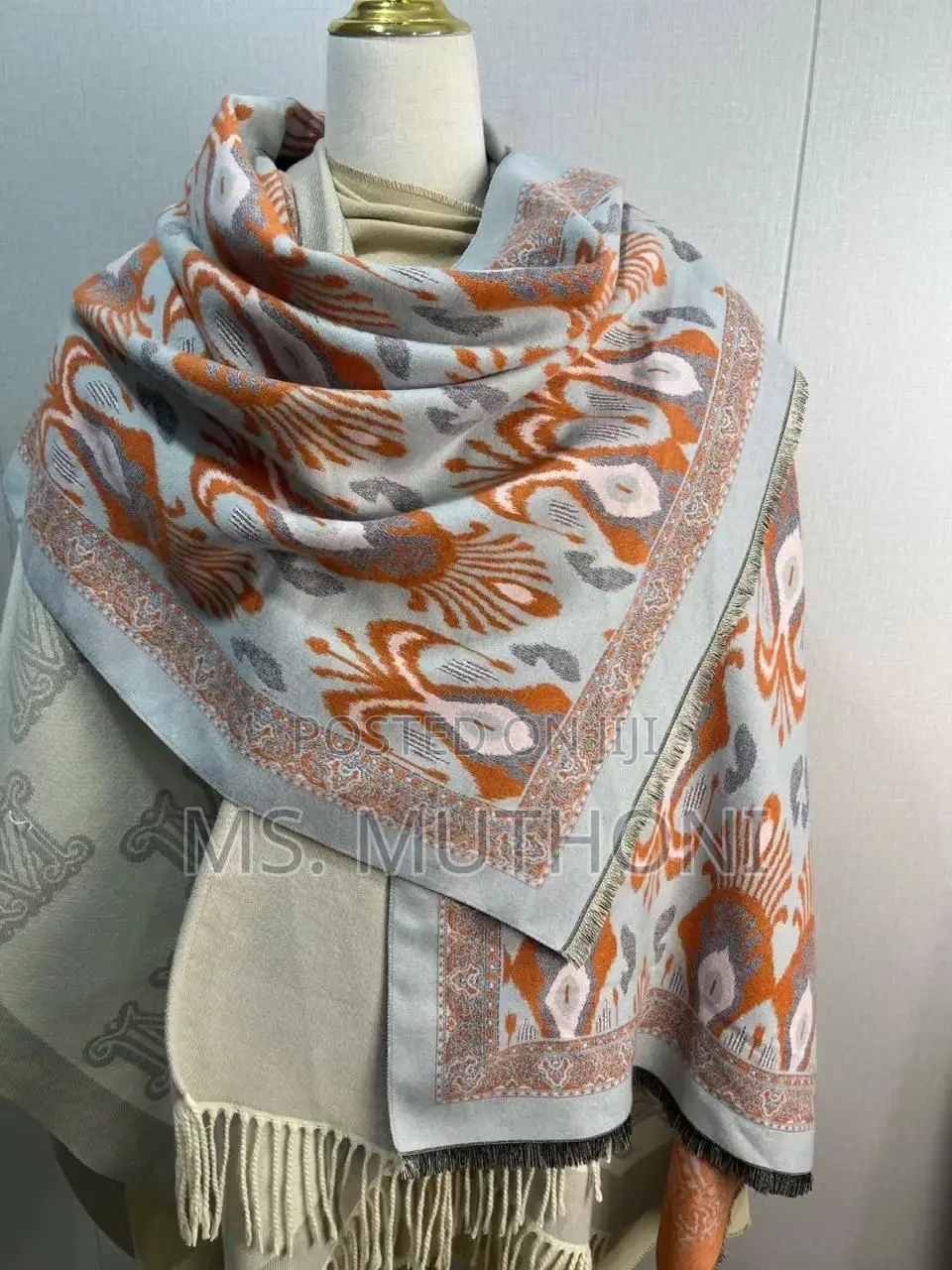 Class Pink Quality Material Cashmere Scarfs