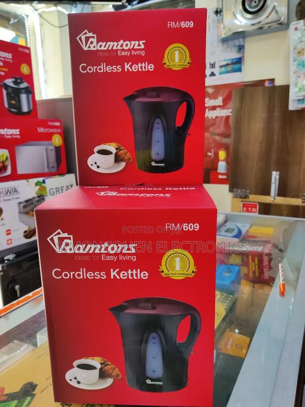 *Ramtons Black Cordless Kettle 1.7litres Rm609 - main view