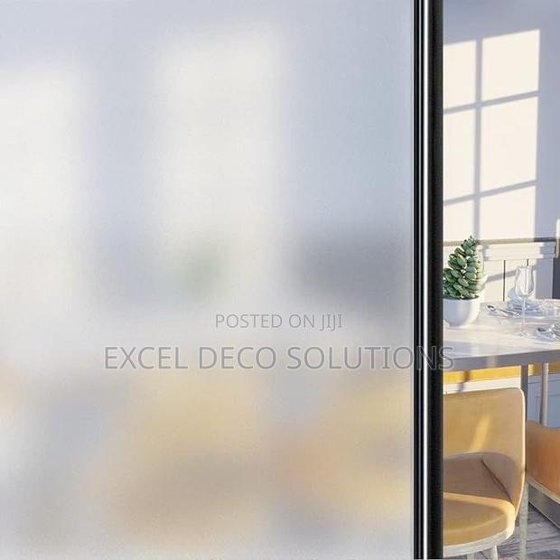Privacy Without Compromising Light- Frosted Glass Film