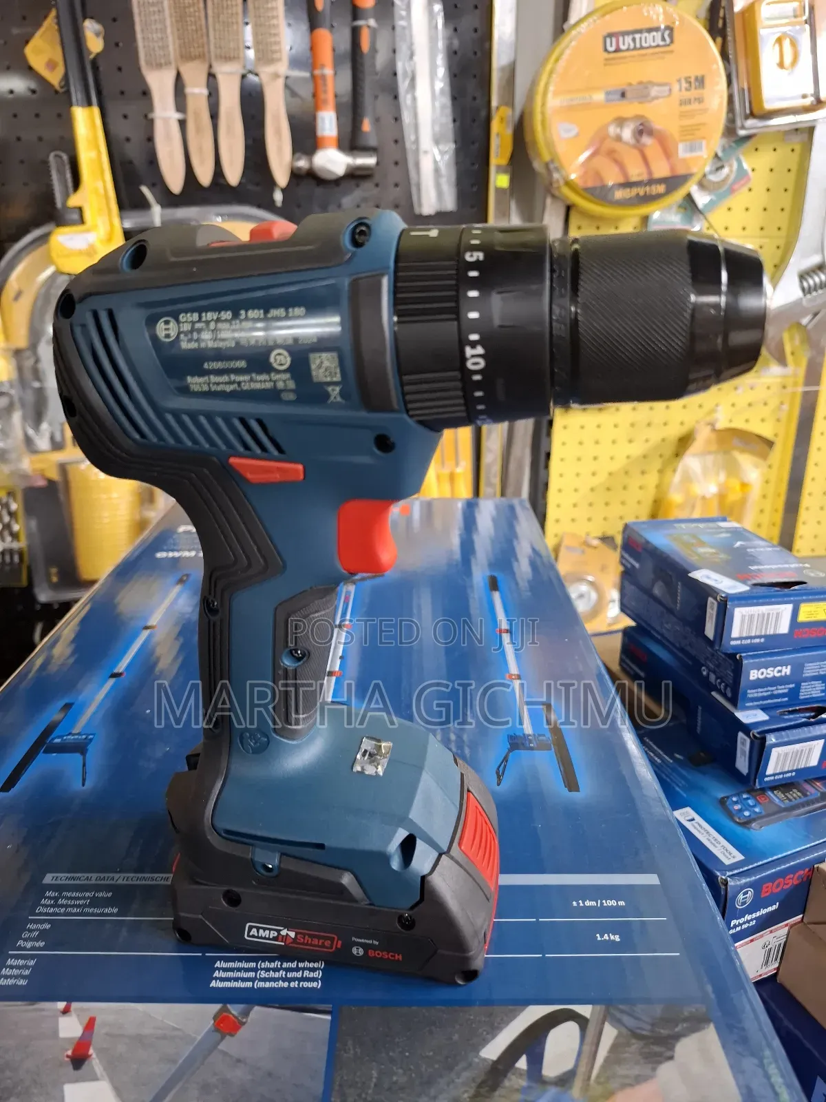 GSB 18v 50 Professional Cordless Brushless Drill Heavy Duty