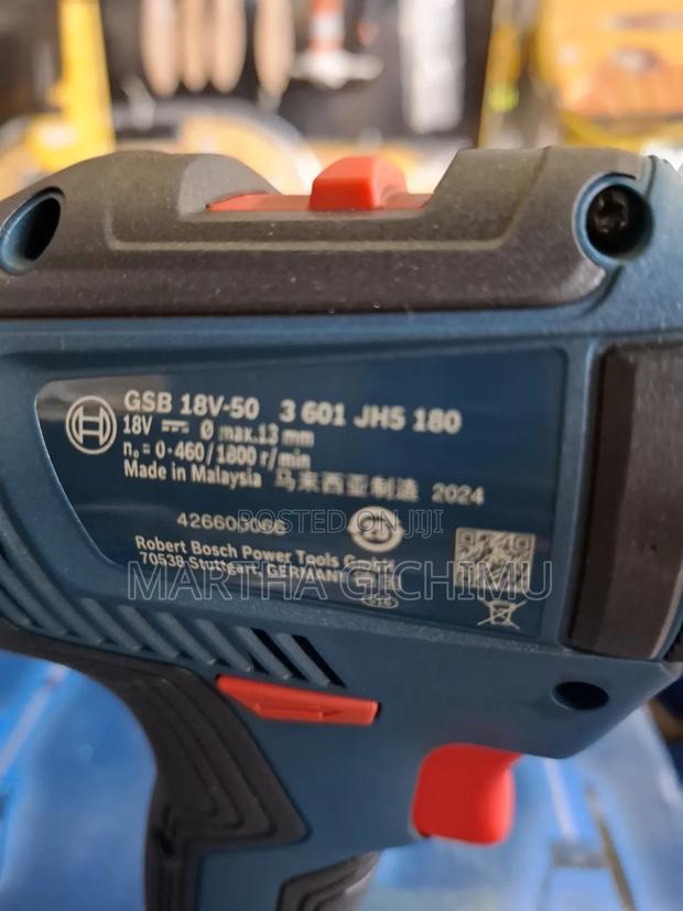 GSB 18v 50 Professional Cordless Brushless Drill Heavy Duty - thumbnail 5