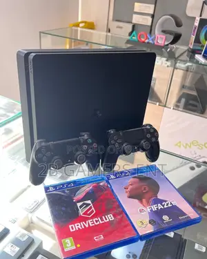 Ps4 Slim +Fifa22 Cd Free, 2 Pads