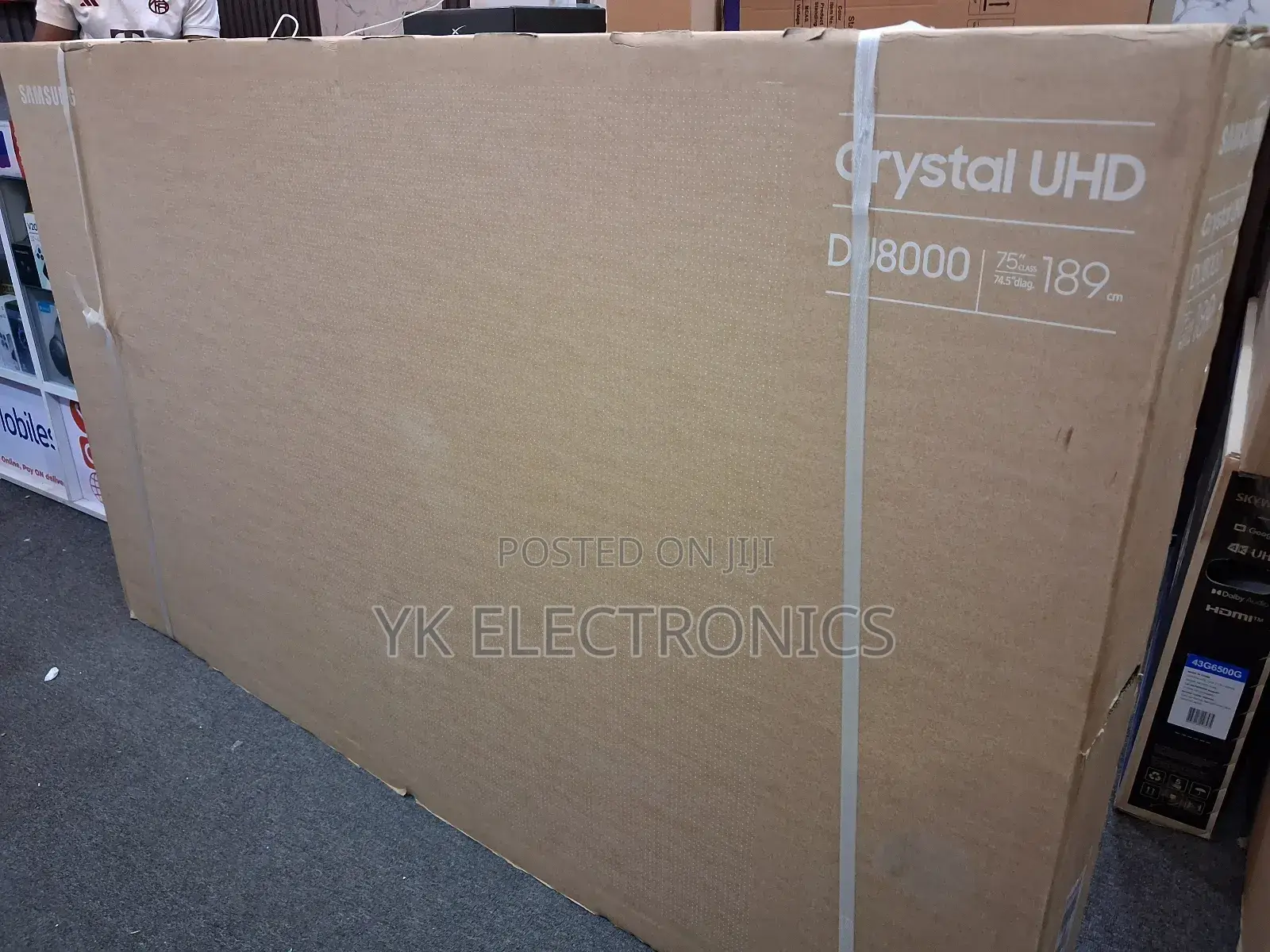Samsung 75 Inch 75du8000 Crystal Uhd HDR Tv (2024)