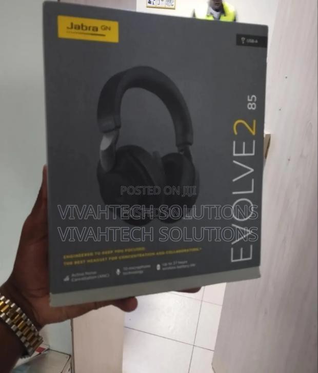 Jabra Evolve2 85 Active Noise-Cancellation Black Headset