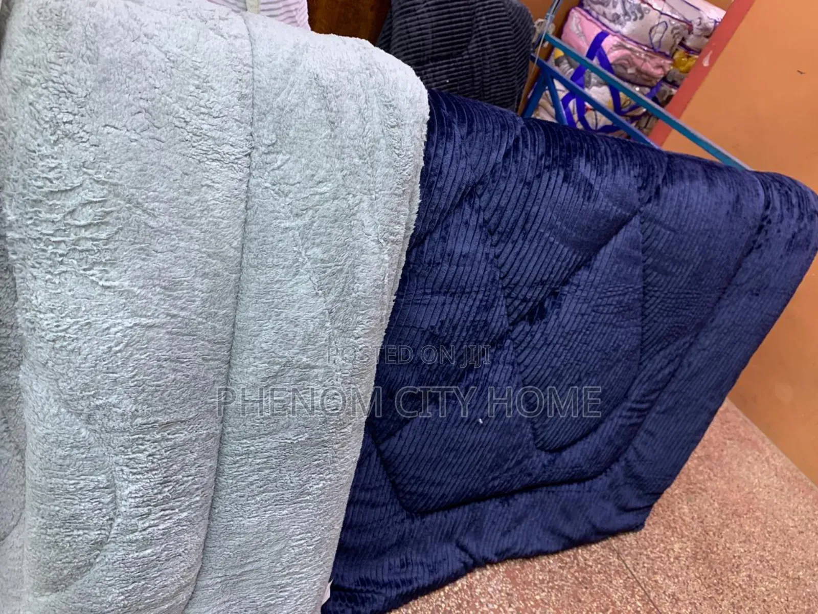 Grey Single Warm Velvet Duvets