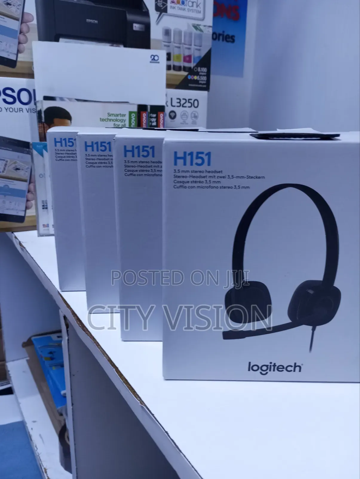 Logitech Headphones H151 Headset With Microphone