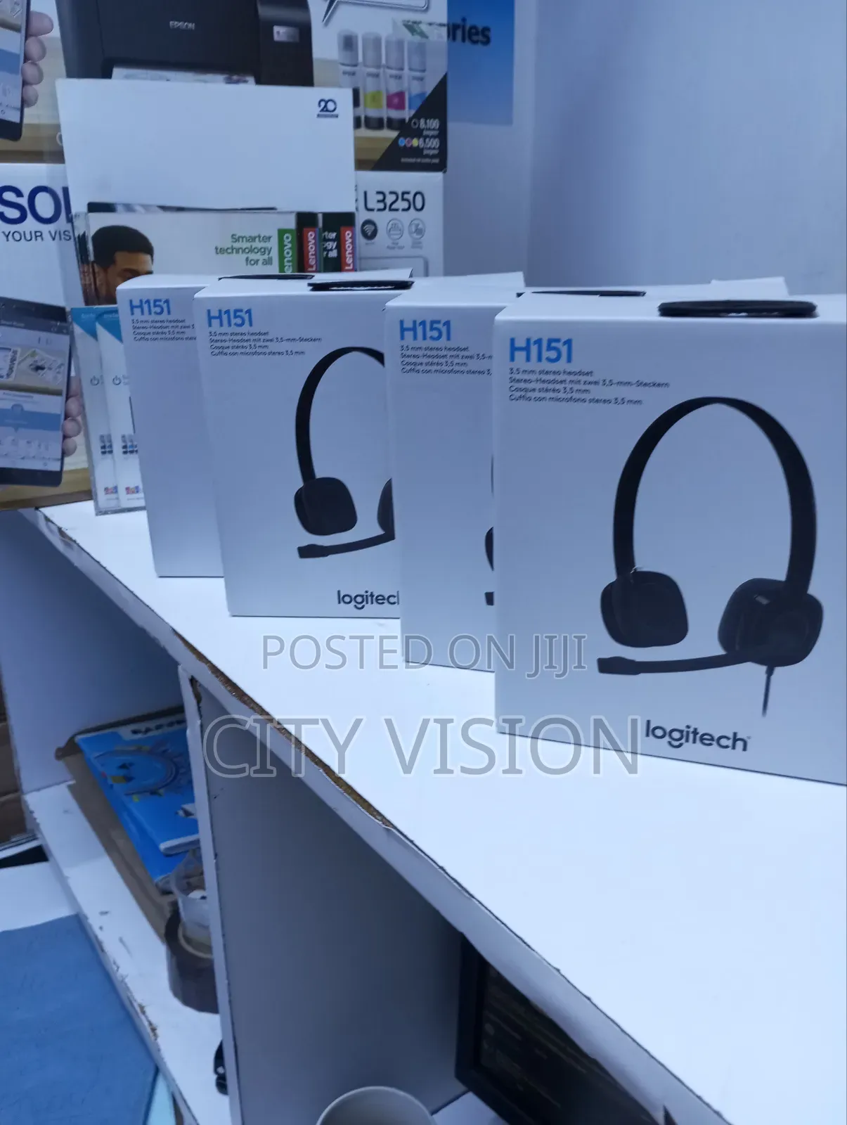 Logitech Headphones H151 Headset With Microphone