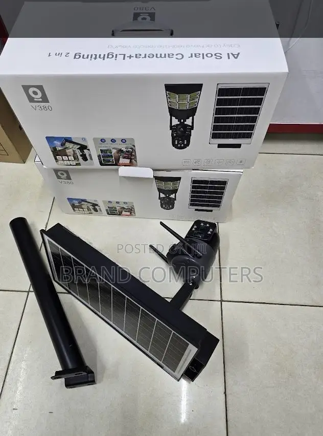 Outdoor 4g CCTV Solar Street Light Camera