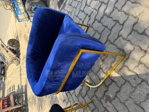 Blue Velvet Styling Chair
