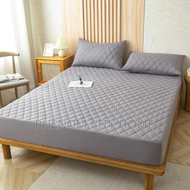 Grey Waterproof Mattress Protector