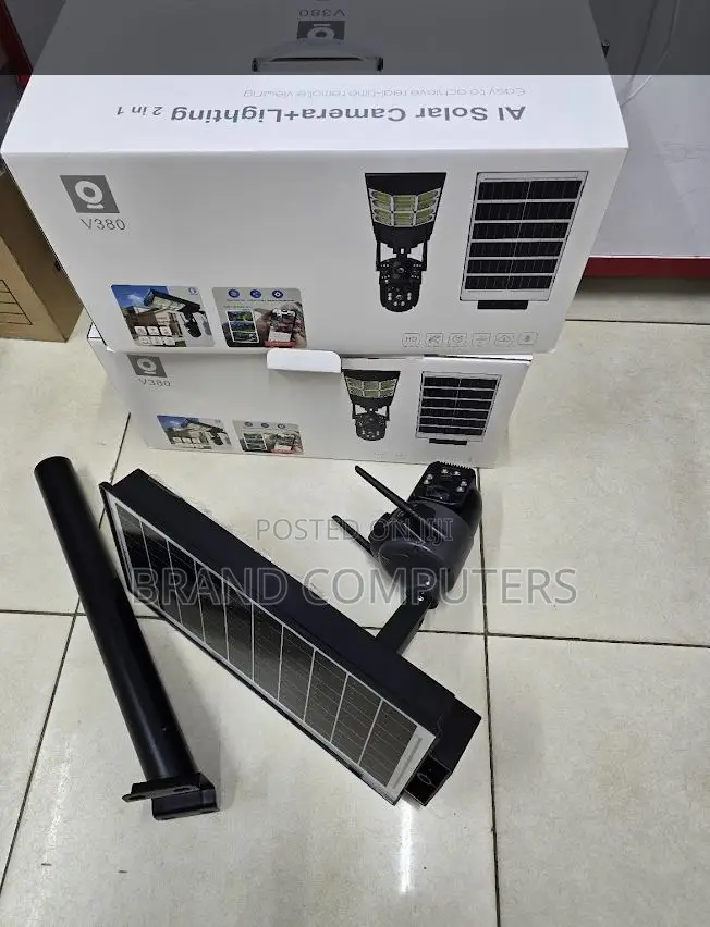Ai 4g Solar Camera + Lighting 2 in 1 V380pro App