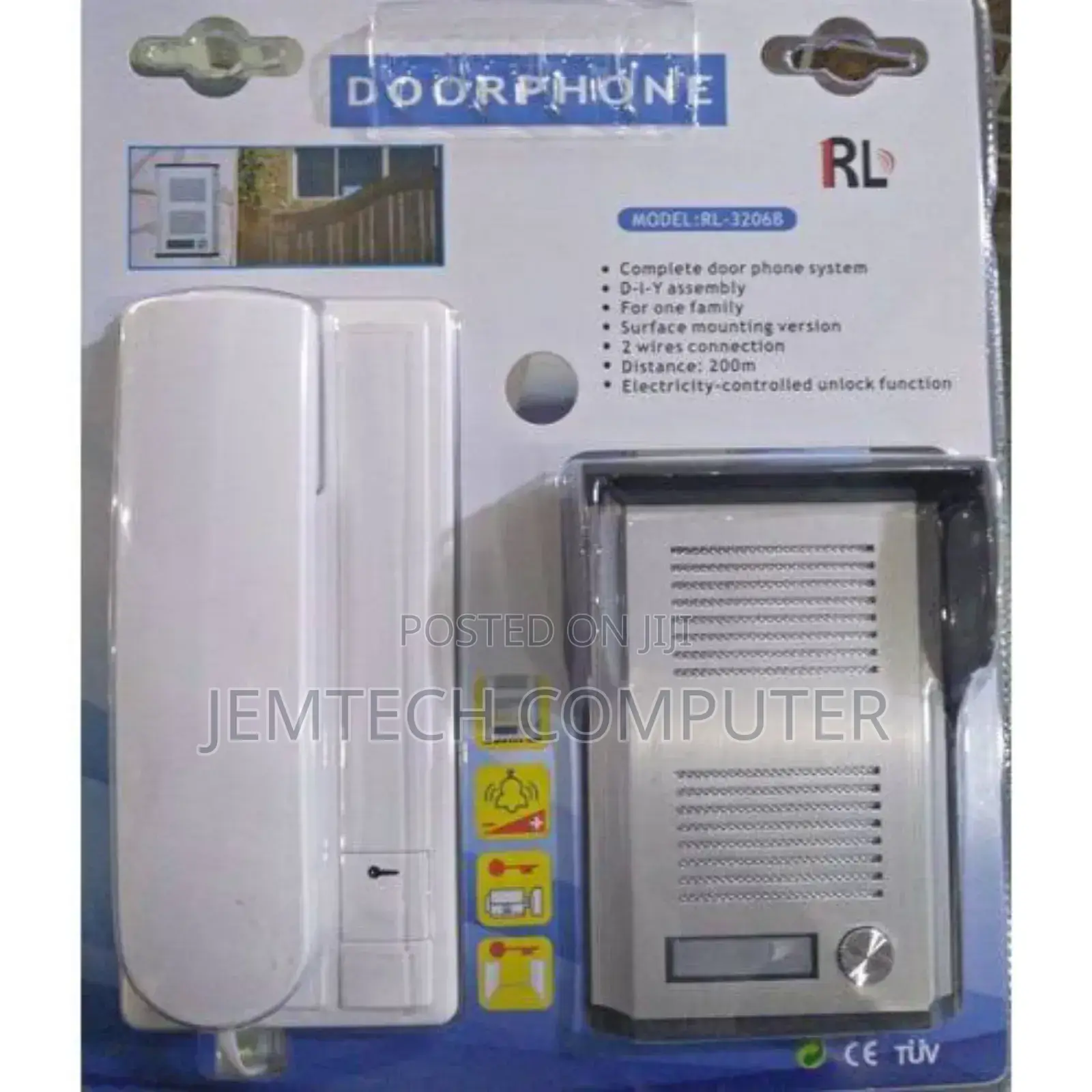 Rl-3206b Apartment Home Security Doorphone Audio Doorbell