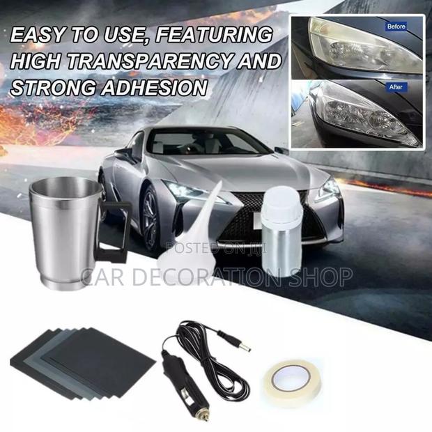 Electric Mug Car Care Detailing Headlamp Restoration Kit