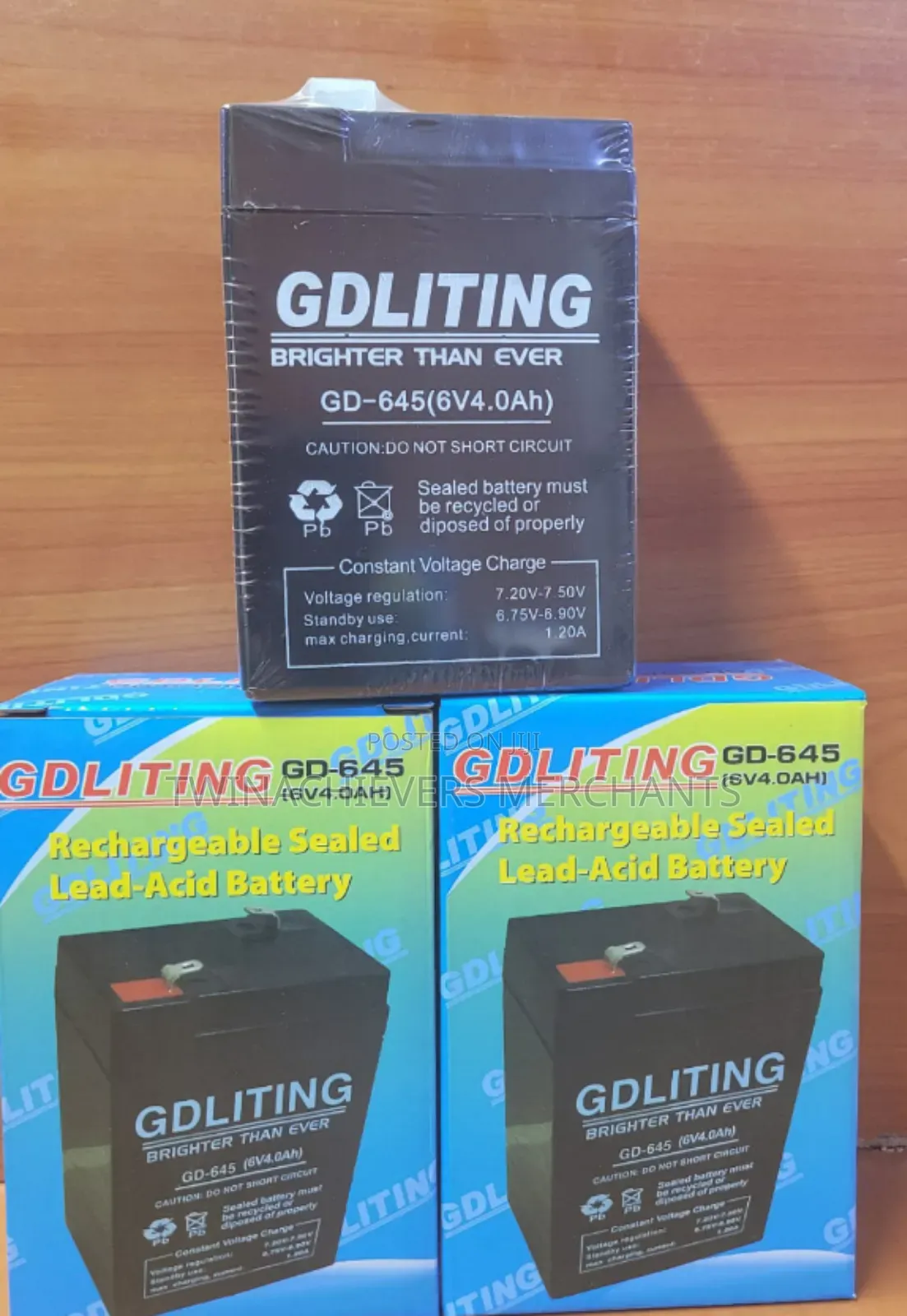 Quality 6v Rechargable Battery