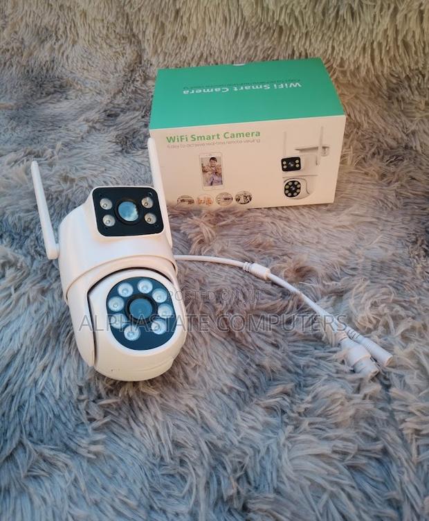 Wifi Dual Lens 4mp PTZ Wifi Camera Auto Tracking Ip Camera