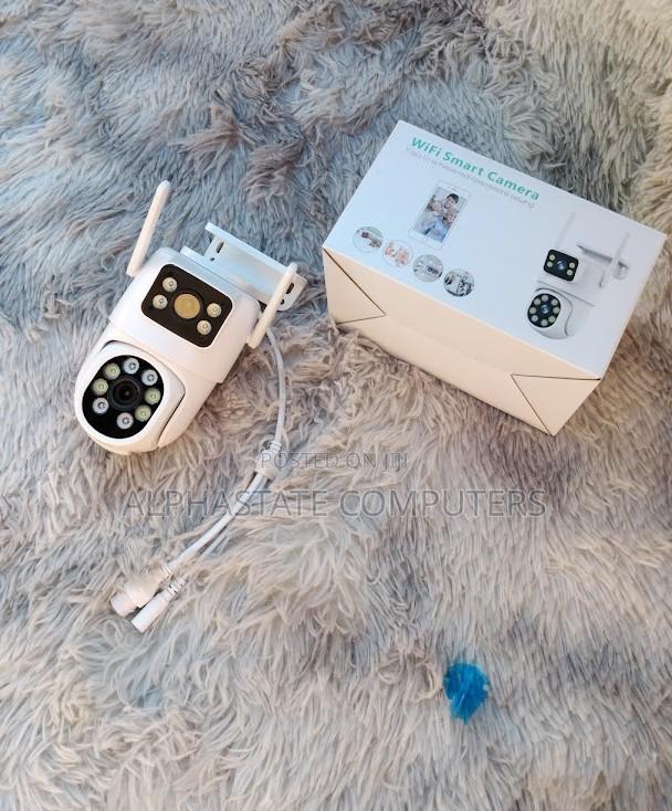 Icsee Dual Lens Wifi PTZ Camera Security Camera Outdoor