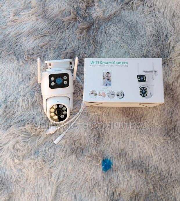 PTZ Wifi Camera Dual Lens Ip Camera Outdoor 4mp Auto Track
