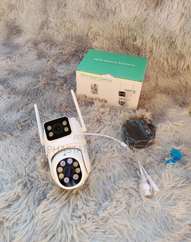 4mp Dual Lens Wifi PTZ Camera Security With Night Vision