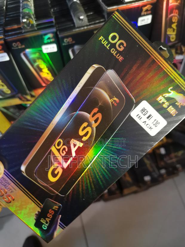 Ajbita Privacy Screen Protector for Redmi 13c Tempered Glass - thumbnail 3