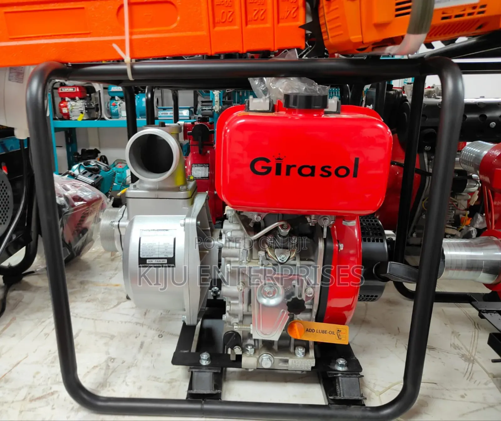 Girasol Water Pump Diesel Engine Available
